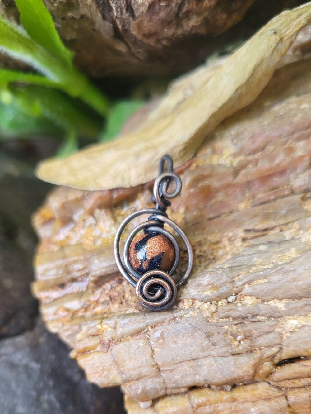 Goldstone Pendant